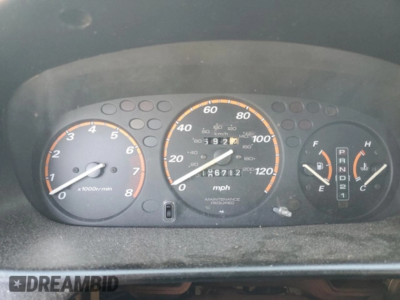 1998 Honda CR-V LX with VIN JHLRD284XWC003478, listed as a Copart auction lot 48770595 with 186,712 mi miles and Salvage Title. Bid and sale history available at carsss.com. Image 9.