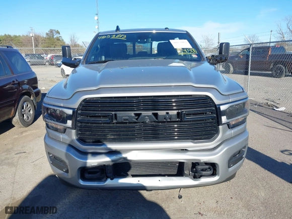 2022 Ram 2500 Laramie with VIN 3C6UR5FL1NG229500, listed as a IAAI auction lot 41653883 with 24,014 mi miles. Bid and sale history available at carsss.com. Image 12.