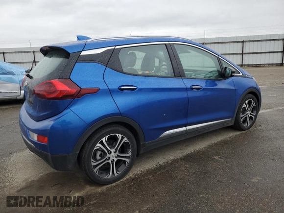 2020 Chevrolet Bolt EV Premier with VIN 1G1FZ6S04L4123662, listed as a Copart auction lot 43017423 with 42,121 mi miles. Bid and sale history available at carsss.com. Image 3.