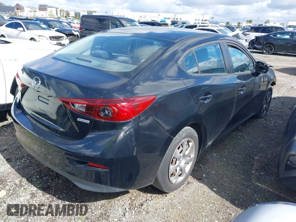 2016 Mazda 3 i Sport with VIN JM1BM1T77G1317385, listed as a IAAI auction lot 38893587 with 115,103 mi miles and . Bid and sale history available at DreamBid. Image 4.
