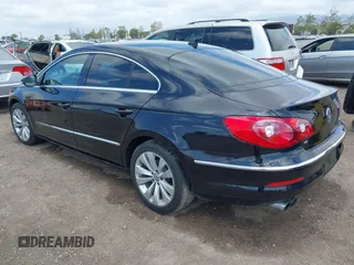 2012 Volkswagen CC Sport PZEV with VIN WVWMP7AN3CE516747, listed as a IAAI auction lot 42150237 with 125,157 mi miles. Bid and sale history available at carsss.com. Image 3.