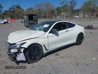 2018 Infiniti Q60 Luxe with VIN JN1EV7EK5JM340350, listed as a IAAI auction lot 41874749 with 71,946 mi miles and . Bid and sale history available at carsss.com. Image 17.
