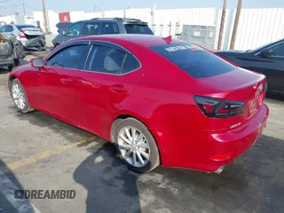 2009 Lexus IS 250 with VIN JTHBK262X95099772, listed as a IAAI auction lot 41625820 with 86,807 mi miles. Bid and sale history available at carsss.com. Image 3.