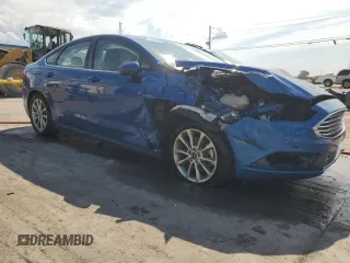 2017 Ford Fusion SE with VIN 3FA6P0HDXHR410660, listed as a Copart auction lot 64426135 with 79,936 mi miles and Salvage title. Bid and sale history available at DreamBid. Image 4.