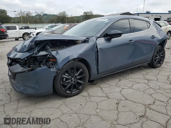 2023 Mazda 3 2.5 Turbo with VIN JM1BPBJY9P1612271, listed as a Copart auction lot 72905584 with 19,544 mi miles and Salvage title. Bid and sale history available at DreamBid. Image 1.