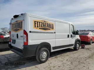 2023 Ram ProMaster Cargo with VIN 3C6LRVAG8PE503411, listed as a Copart auction lot 84012384 with Not Provided miles and Salvage Title. Bid and sale history available at DreamBid. Image 3.