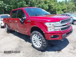 2018 Ford F-150 XL with VIN 1FTEW1EG7JFE58035, listed as a IAAI auction lot 42564558 with 122,577 mi miles and . Bid and sale history available at DreamBid. Image 1.