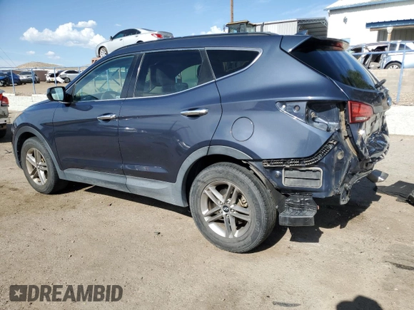 2017 Hyundai Santa Fe 2.4L with VIN 5NMZU3LB5HH012795, listed as a Copart auction lot 58503135 with 85,531 mi miles and Salvage title. Bid and sale history available at DreamBid. Image 2.