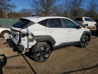 2024 Hyundai Kona SEL with VIN KM8HBCAB2RU058921, listed as a Copart auction lot 45890515 with 17,618 mi miles and Salvage Title. Bid and sale history available at carsss.com. Image 3.