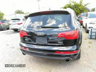 2014 Audi Q7 Premium Plus with VIN WA1LGBFE8ED016688, listed as a IAAI auction lot 42717215 with 61,517 mi miles and . Bid and sale history available at DreamBid. Image 16.