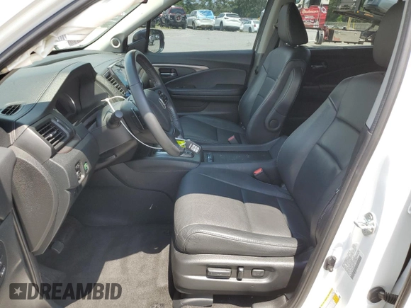 2022 Honda Pilot Special Edition with VIN 5FNYF6H28NB097712, listed as a Copart auction lot 57801695 with 27,992 mi miles and Salvage title. Bid and sale history available at DreamBid. Image 7.
