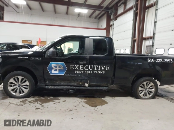 2018 Ford F-150 XL with VIN 1FTEX1EP8JFA84774, listed as a IAAI auction lot 41253538 with 178,457 mi miles and . Bid and sale history available at DreamBid. Image 14.