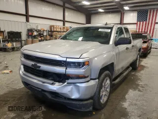2017 Chevrolet Silverado 1500 Custom with VIN 1GCVKPEC1HZ139010, listed as a Copart auction lot 45096555 with 96,628 mi miles and Salvage Title. Bid and sale history available at carsss.com. Image 1.