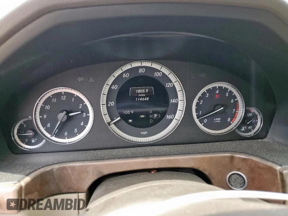 2013 Mercedes-Benz E 350 Luxury with VIN WDDHF5KB9DA729312, listed as a Copart auction lot 59549905 with 114,648 mi miles and Salvage title. Bid and sale history available at DreamBid. Image 9.