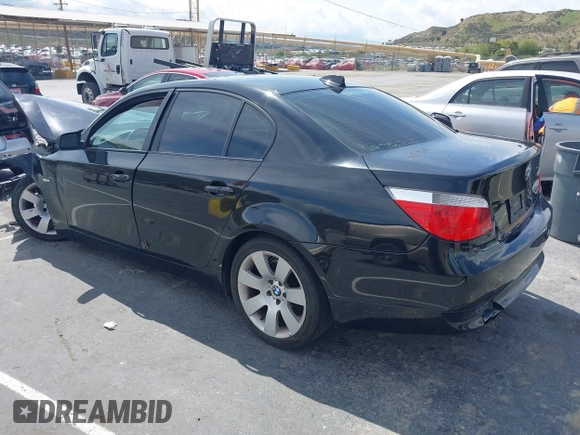 2006 BMW 5 Series 530i with VIN WBANE73576CM41247, listed as a IAAI auction lot 41912672 with Not Provided miles and . Bid and sale history available at carsss.com. Image 3.
