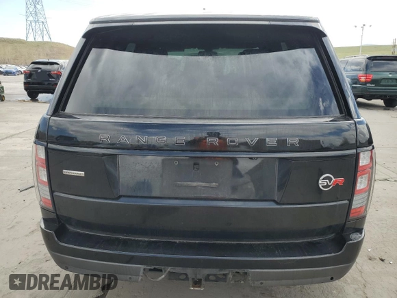 2014 Land Rover Range Rover Supercharged with VIN SALGS2TF8EA195067, listed as a Copart auction lot 53537105 with 131,368 mi miles and Salvage Title. Bid and sale history available at DreamBid. Image 6.