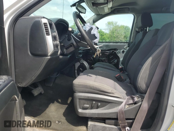 2017 Chevrolet Silverado 1500 LT with VIN 3GCUKREC3HG320455, listed as a Copart auction lot 57124395 with 119,683 mi miles and Salvage Title. Bid and sale history available at DreamBid. Image 7.