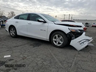 2024 Chevrolet Malibu LS with VIN 1G1ZB5ST9RF105015, listed as a Copart auction lot 47778925 with 27,452 mi miles and Salvage Title. Bid and sale history available at DreamBid. Image 4.