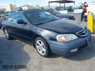 2001 Acura CL Type S with VIN 19UYA42671A017156, listed as a IAAI auction lot 41877914 with 268,214 mi miles. Bid and sale history available at carsss.com. Image 1.