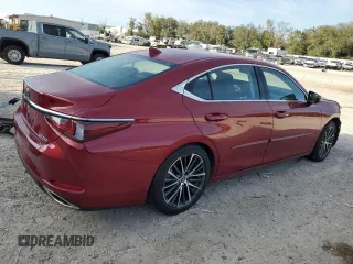 2024 Lexus ES with VIN 58ADZ1B18RU166151, listed as a Copart auction lot 87188364 with 12,026 mi miles and Salvage Title. Bid and sale history available at carsss.com. Image 3.
