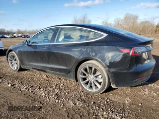 2018 Tesla Model 3 Long Range Battery with VIN 5YJ3E1EBXJF093045, listed as a Copart auction lot 50006565 with 78,982 mi miles and Salvage Title. Bid and sale history available at DreamBid. Image 2.