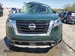 2024 Nissan Pathfinder Platinum with VIN 5N1DR3DK1RC266834, listed as a Copart auction lot 52101895 with 2,046 mi miles and Salvage title. Bid and sale history available at DreamBid. Image 5.