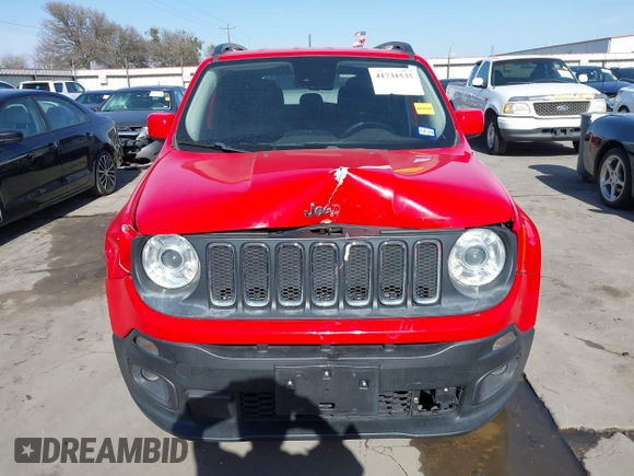 2017 Jeep Renegade Latitude with VIN ZACCJABB0HPG53044, listed as a IAAI auction lot 41731535 with 97,357 mi miles and . Bid and sale history available at DreamBid. Image 6.