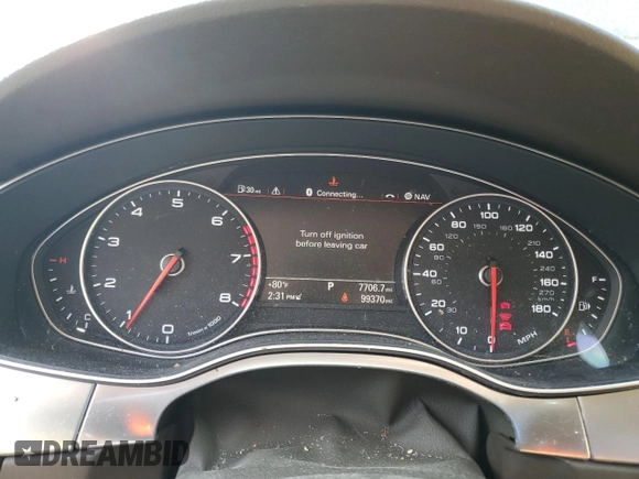 2015 Audi A7 3.0 Prestige with VIN WAU2GAFC2FN063296, listed as a Copart auction lot 43874424 with 99,370 mi miles. Bid and sale history available at carsss.com. Image 9.