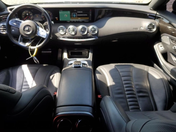 2018 Mercedes-Benz S-Class S 560 with VIN WDDXJ8GB7JA035377, listed as a Copart auction lot 49506415 with 55,535 mi miles and Salvage Title. Bid and sale history available at carsss.com. Image 8.
