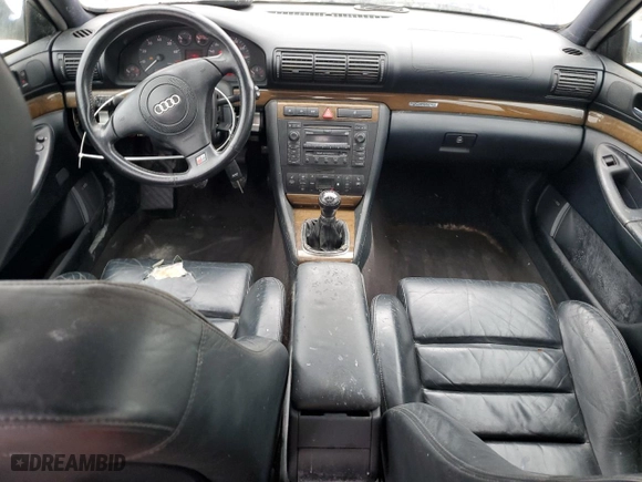 2001 Audi S4 with VIN WAURD68D91A037286, listed as a Copart auction lot 50550665 with 81,765 mi miles and Clean Title. Bid and sale history available at carsss.com. Image 8.