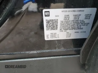 2023 Chevrolet TrailBlazer LT with VIN KL79MPS20PB139060, listed as a Copart auction lot 43434135 with 39,857 mi miles and Salvage Title. Bid and sale history available at carsss.com. Image 13.