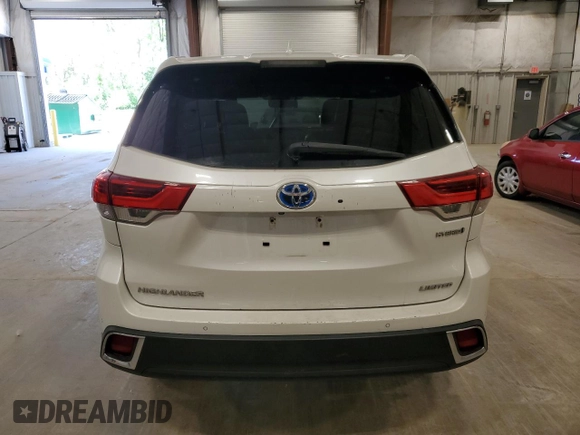 2018 Toyota Highlander Hybrid Limited with VIN 5TDDGRFH8JS039822, listed as a Copart auction lot 61665095 with 101,060 mi miles and Clean title. Bid and sale history available at DreamBid. Image 6.
