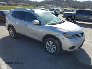 2015 Nissan Rogue SV with VIN 5N1AT2MT3FC752905, listed as a IAAI auction lot 41831119 with 253,039 mi miles. Bid and sale history available at carsss.com. Image 1.