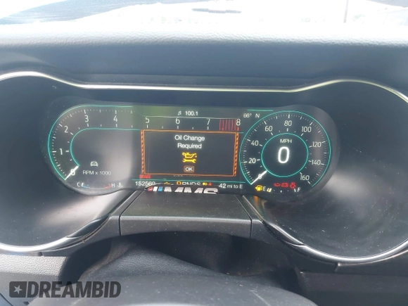 2019 Ford Mustang GT with VIN 1FA6P8CF2K5141734, listed as a IAAI auction lot 42303880 with 152,560 mi miles and . Bid and sale history available at DreamBid. Image 7.