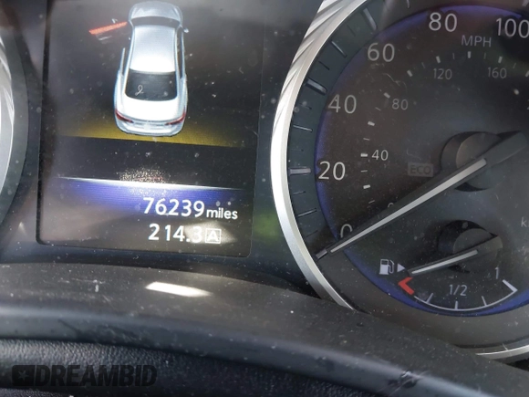 2015 Infiniti Q50 with VIN JN1BV7AR3FM416371, listed as a IAAI auction lot 42036139 with 76,239 mi miles and . Bid and sale history available at DreamBid. Image 15.