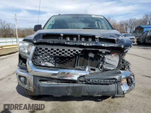 2018 Toyota Tundra 2WD SR5 with VIN 5TFEM5F18JX124954, listed as a Copart auction lot 46666015 with 101,300 mi miles and Salvage Title. Bid and sale history available at carsss.com. Image 5.