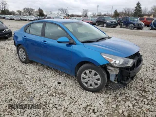 2022 Kia Rio S with VIN 3KPA24AD6NE468983, listed as a Copart auction lot 48942485 with 83,878 mi miles and Salvage Title. Bid and sale history available at carsss.com. Image 4.