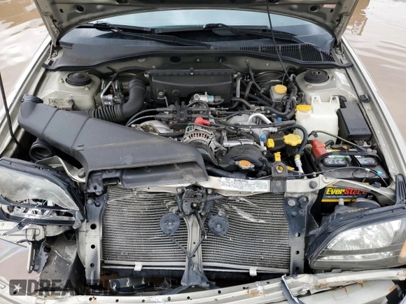 2000 Subaru Legacy with VIN 4S3BE6451Y7207874, listed as a Copart auction lot 59583325 with 57,861 mi miles and Salvage title. Bid and sale history available at DreamBid. Image 11.