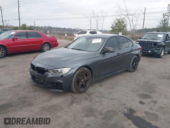2014 BMW 3 Series 335i with VIN WBA3A9C56EF479564, listed as a IAAI auction lot 41578397 with 136,637 mi miles. Bid and sale history available at carsss.com. Image 17.