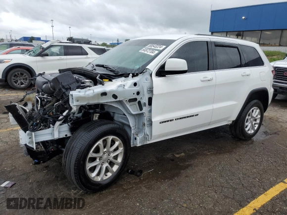 2022 Jeep Grand Cherokee WK Laredo E with VIN 1C4RJFAG9NC113941, listed as a Copart auction lot 64972704 with 42,151 mi miles and Salvage Title. Bid and sale history available at carsss.com. Image 1.