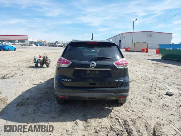 2016 Nissan Rogue SV with VIN KNMAT2MV8GP695049, listed as a IAAI auction lot 41826587 with 220,507 mi miles. Bid and sale history available at carsss.com. Image 16.
