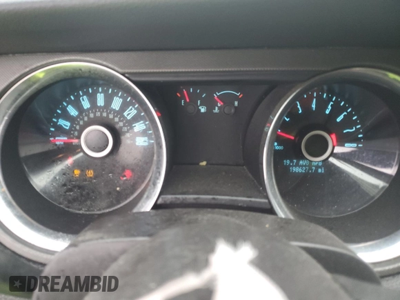 2014 Ford Mustang V6 with VIN 1ZVBP8AM7E5249200, listed as a Copart auction lot 53744875 with 198,627 mi miles and Salvage Title. Bid and sale history available at carsss.com. Image 9.
