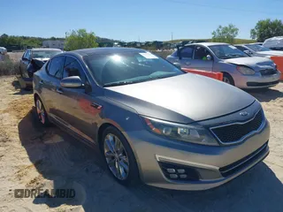 2015 Kia Optima SX Turbo with VIN 5XXGR4A63FG384894, listed as a IAAI auction lot 41843637 with 101,364 mi miles and . Bid and sale history available at DreamBid. Image 1.
