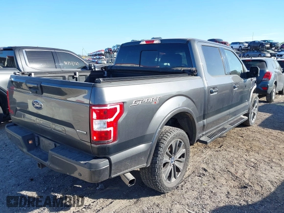 2018 Ford F-150 XL with VIN 1FTEW1EP9JFE03456, listed as a IAAI auction lot 41741500 with 104,123 mi miles. Bid and sale history available at carsss.com. Image 4.