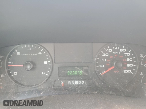 2006 Ford F-250 XL with VIN 1FTSX20566EC87075, listed as a Copart auction lot 49075415 with 223,097 mi miles and Salvage title. Bid and sale history available at DreamBid. Image 9.