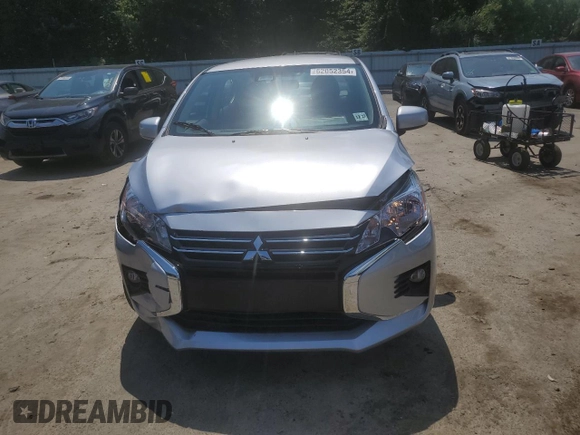 2023 Mitsubishi Mirage G4 ES with VIN ML32FUFJ2PHF01245, listed as a Copart auction lot 62052354 with 3,763 mi miles and Salvage Title. Bid and sale history available at carsss.com. Image 5.