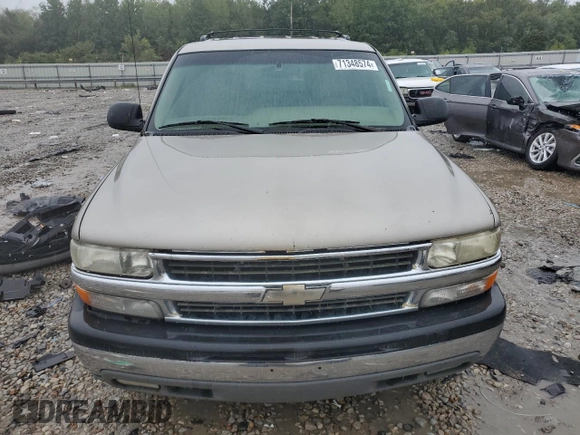 2002 Chevrolet Tahoe LS with VIN 1GNEC13Z92R283808, listed as a Copart auction lot 71348574 with 327,647 mi miles and Salvage Title. Bid and sale history available at carsss.com. Image 5.