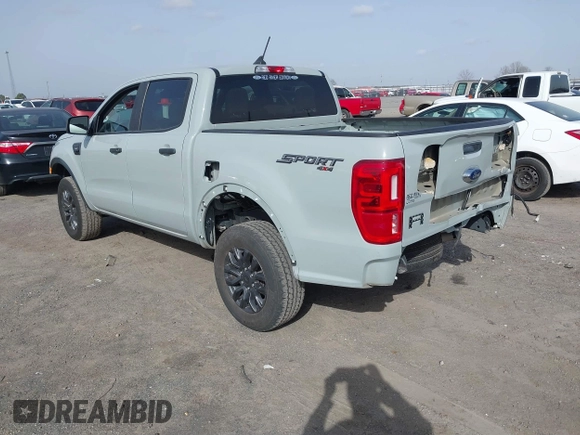2022 Ford Ranger XL with VIN 1FTER4FH0NLD33949, listed as a IAAI auction lot 41738600 with 30,221 mi miles and . Bid and sale history available at DreamBid. Image 3.