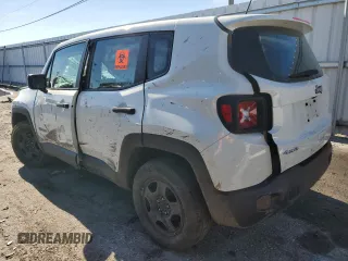 2018 Jeep Renegade Sport with VIN ZACCJBAH0JPH07332, listed as a Copart auction lot 76322434 with Not provided miles and Salvage title. Bid and sale history available at DreamBid. Image 2.