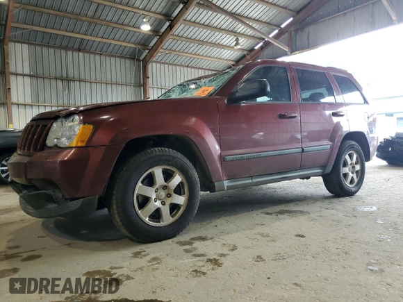 2008 Jeep Grand Cherokee Laredo with VIN 1J8GS48K08C164308, listed as a Copart auction lot 70441904 with 170,963 mi miles and Salvage Title. Bid and sale history available at carsss.com. Image 1.